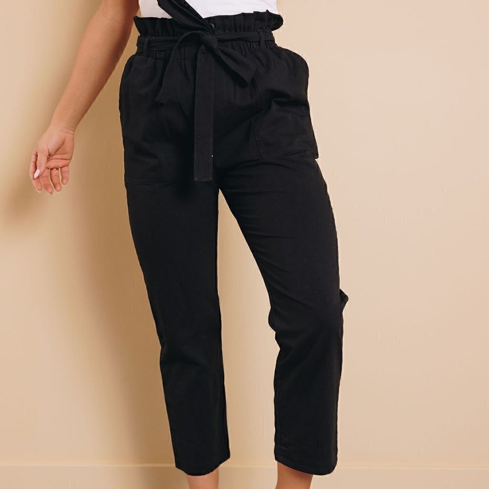 𝅺waistbag pant (black)